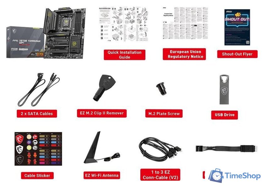 Материнская плата MSI MAG X870E Tomahawk WiFi - Изображение №2 — Интернет-магазин Time-Shop