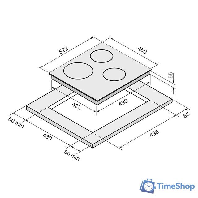 Варочная панель Krona Vento 45 IV B - Изображение №12 — Интернет-магазин Time-Shop