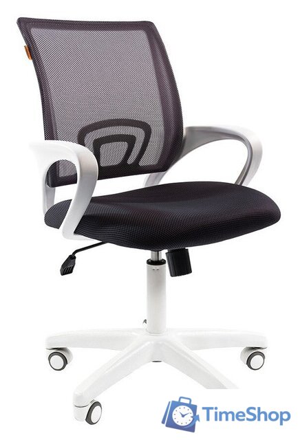Офисное кресло CHAIRMAN 696 white TW-12/TW-04 (серый) - Изображение №1 — Интернет-магазин Time-Shop