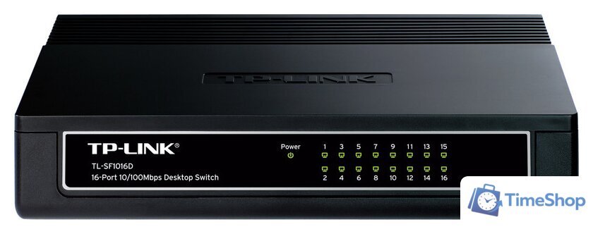 Неуправляемый коммутатор TP-Link TL-SF1016D - Изображение №1 — Интернет-магазин Time-Shop
