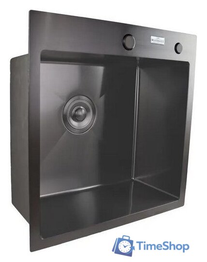 Кухонная мойка MARRBAXX B5050-R B5050-MR (графит) - Изображение №4 — Интернет-магазин Time-Shop