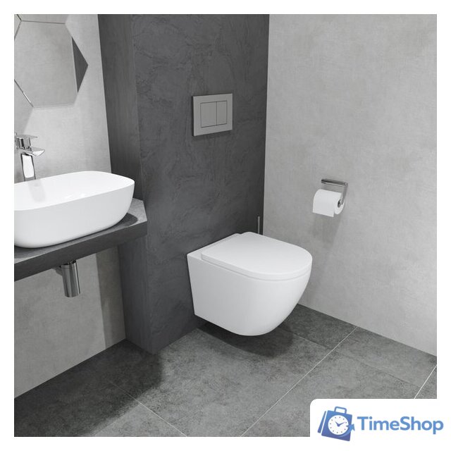 Унитаз подвесной Lauter Vortex 2110830 + TECE Kit 9400413 с кнопкой (белый) - Изображение №20 — Интернет-магазин Time-Shop