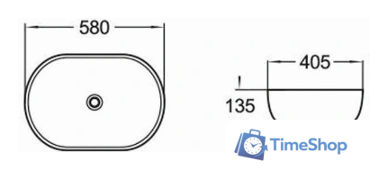 Умывальник Mexen Agota MEX-22025866 - Изображение №2 — Интернет-магазин Time-Shop