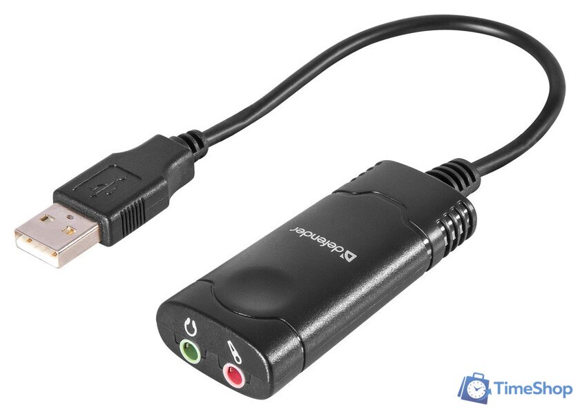 USB аудиоадаптер Defender Audio USB - Изображение №1 — Интернет-магазин Time-Shop