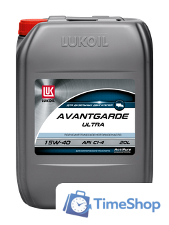 Моторное масло Лукойл Авангард Ультра 15W-40 20л - Изображение №1 — Интернет-магазин Time-Shop
