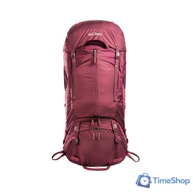 Туристический рюкзак Tatonka Yukon X1 65+10 Woman 1346.047 (красный) - Изображение №3 — Интернет-магазин Time-Shop