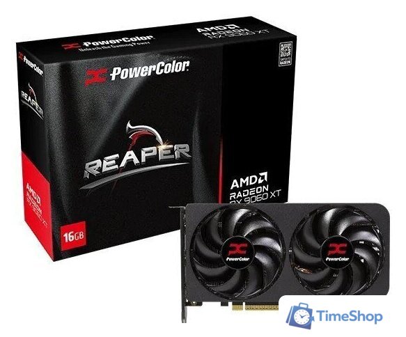 Видеокарта PowerColor Reaper AMD Radeon RX 9060 XT 16GB GDDR6 RX9060XT 16G-A - Изображение №6 — Интернет-магазин Time-Shop