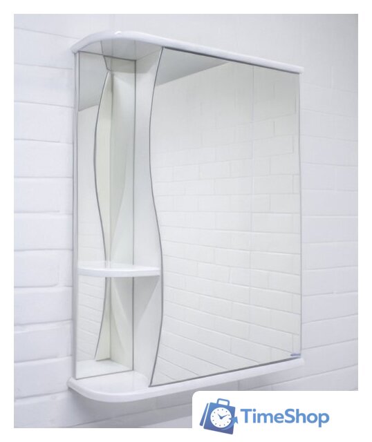  Айсберг Шкаф с зеркалом Волна 1-50 (правый) - Изображение №5 — Интернет-магазин Time-Shop