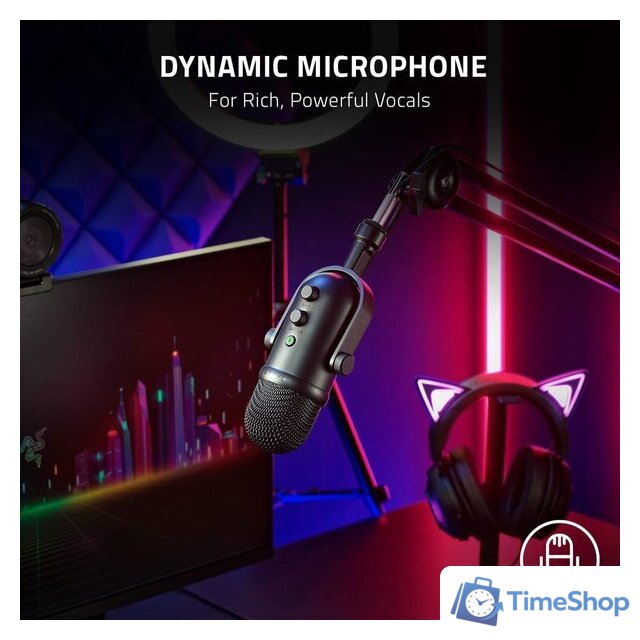 Проводной микрофон Razer Seiren V2 Pro - Изображение №2 — Интернет-магазин Time-Shop