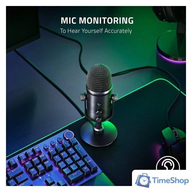 Проводной микрофон Razer Seiren V2 Pro - Изображение №5 — Интернет-магазин Time-Shop