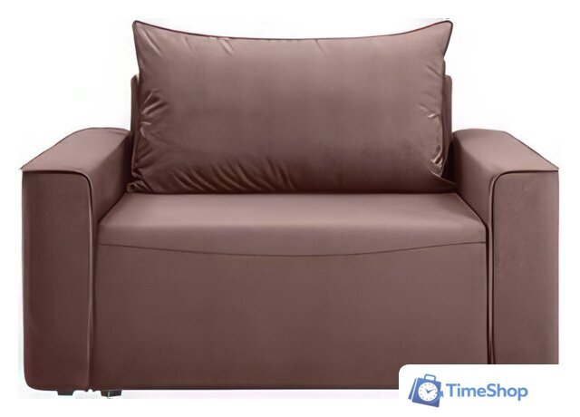 Диван Krones Клио (велюр, кофейно-коричневый) - Изображение №1 — Интернет-магазин Time-Shop