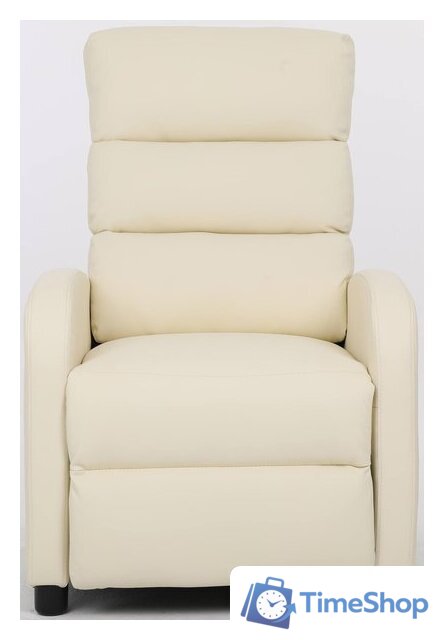 Реклайнер Calviano 2164 (экокожа, бежевый) - Изображение №2 — Интернет-магазин Time-Shop