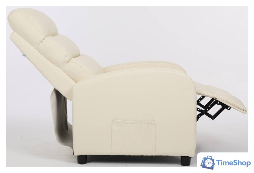 Реклайнер Calviano 2164 (экокожа, бежевый) - Изображение №5 — Интернет-магазин Time-Shop