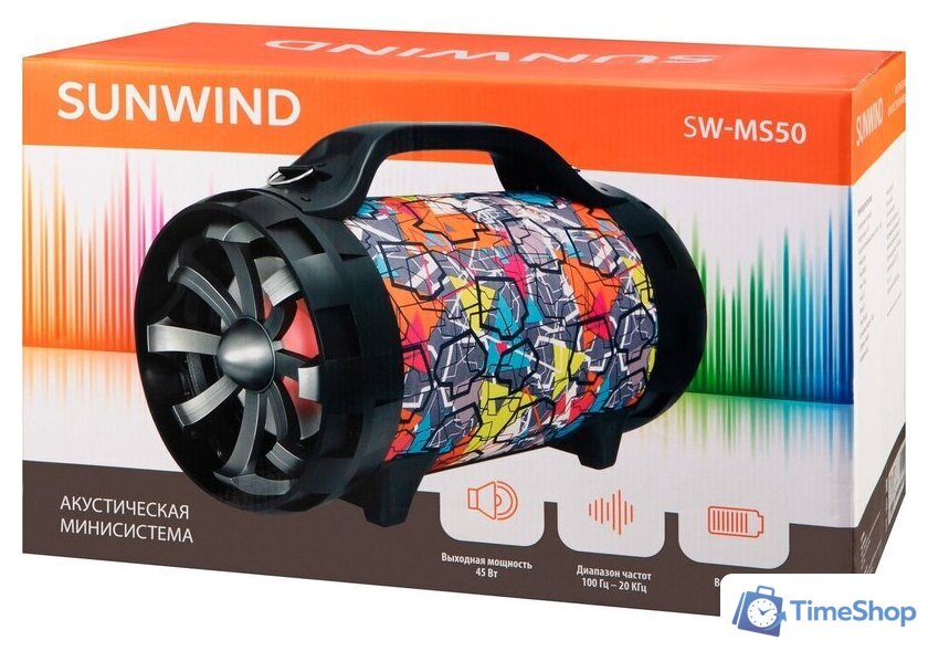 Беспроводная колонка SunWind SW-MS50 - Изображение №21 — Интернет-магазин Time-Shop