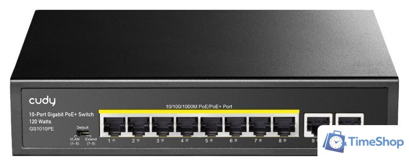 Неуправляемый коммутатор Cudy GS1010PE 1.0 - Изображение №1 — Интернет-магазин Time-Shop