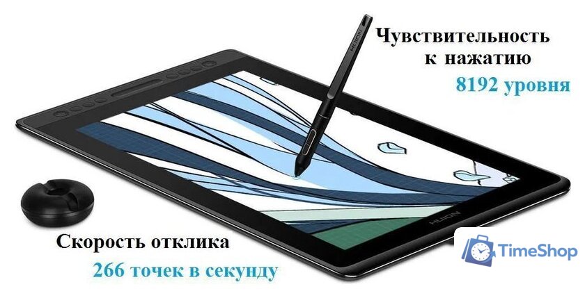 Графический монитор Huion Kamvas Pro 16 - Изображение №6 — Интернет-магазин Time-Shop