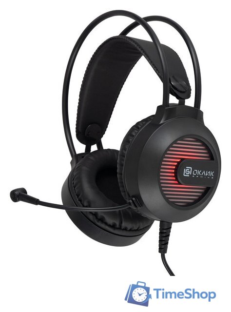 Наушники Оклик HS-L300G (черный) - Изображение №1 — Интернет-магазин Time-Shop