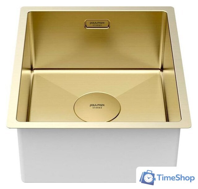 Кухонная мойка Paulmark Next 38 UNI PM213844-LG (золото/светлое золото) - Изображение №2 — Интернет-магазин Time-Shop