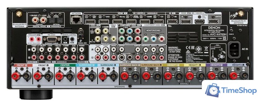 AV ресивер Denon AVC-X4700H (черный) - Изображение №2 — Интернет-магазин Time-Shop