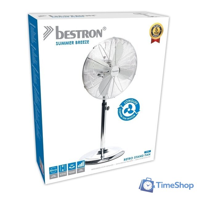 Вентилятор Bestron DFS45S - Изображение №4 — Интернет-магазин Time-Shop