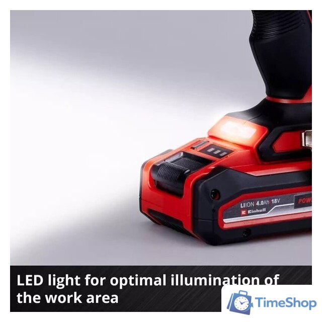 Ударная дрель-шуруповерт Einhell TP-CD 18/60 Li-i BL Solo 4514205 (с 2-мя АКБ, кейс) - Изображение №9 — Интернет-магазин Time-Shop