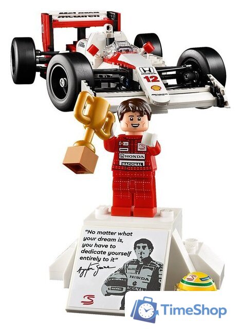 Конструктор LEGO Icons 10330 McLaren F1 MP4/4 и Айртон Сенна - Изображение №4 — Интернет-магазин Time-Shop