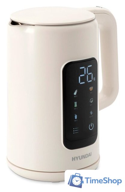 Электрический чайник Hyundai HYK-S4606 (кремовый) - Изображение №1 — Интернет-магазин Time-Shop