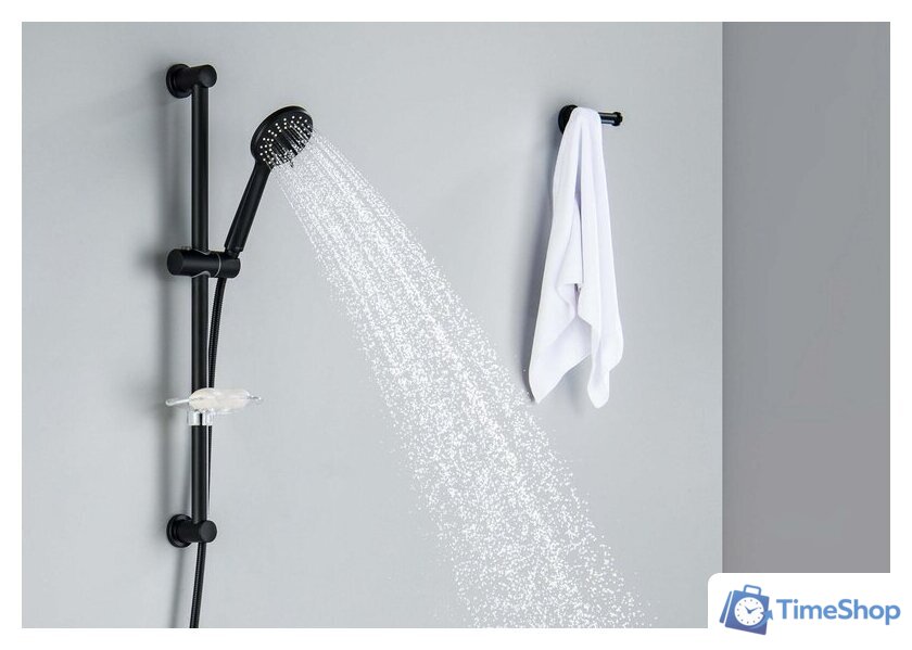 Душевой гарнитур  Aquatek Бетта AQ2013MB (черный матовый) - Изображение №10 — Интернет-магазин Time-Shop