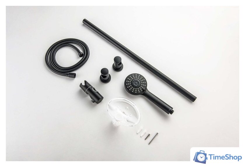 Душевой гарнитур  Aquatek Бетта AQ2013MB (черный матовый) - Изображение №8 — Интернет-магазин Time-Shop