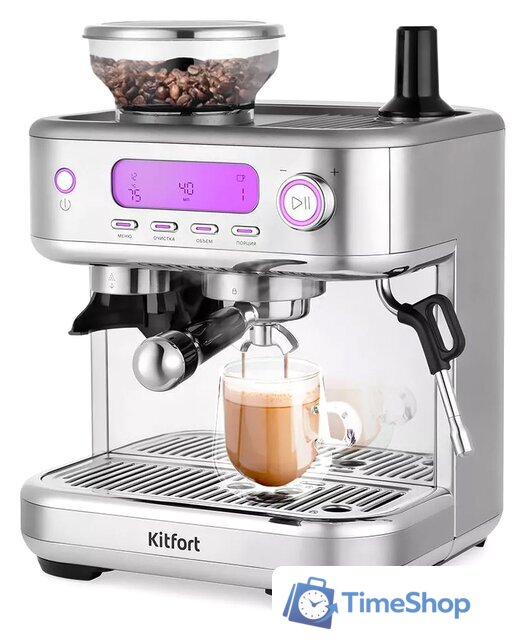 Рожковая кофеварка Kitfort KT-7113 - Изображение №1 — Интернет-магазин Time-Shop