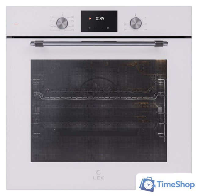 Электрический духовой шкаф LEX EDP 680 WH MAX - Изображение №1 — Интернет-магазин Time-Shop