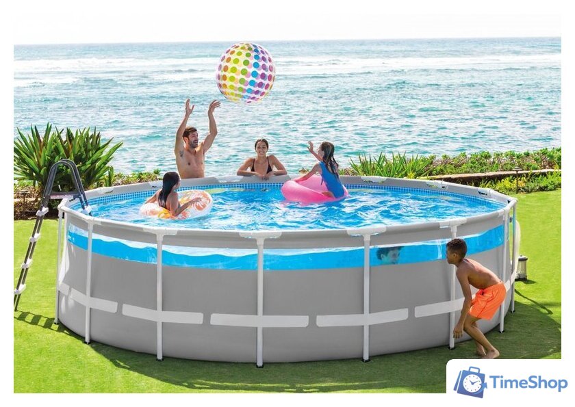 Каркасный бассейн Intex Prism Frame Clearview 26722 (427х107) - Изображение №3 — Интернет-магазин Time-Shop