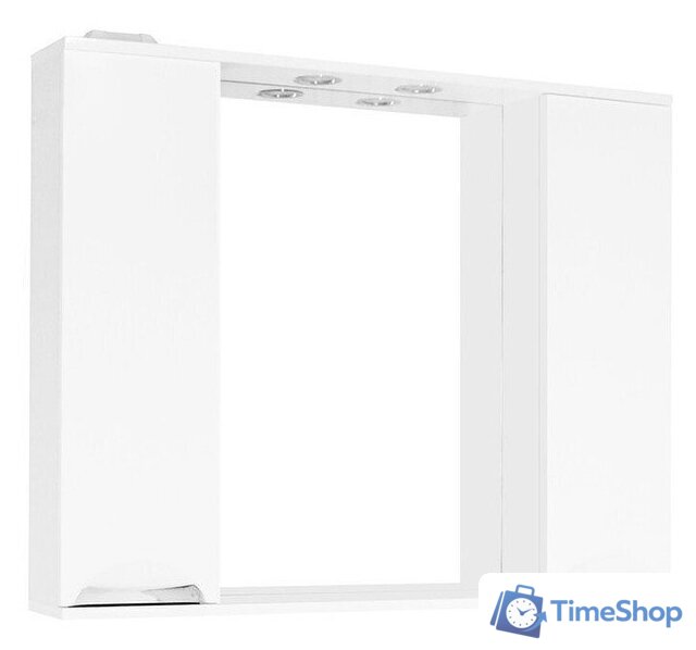  Style Line Шкаф с зеркалом Жасмин 90 (с подсветкой) - Изображение №2 — Интернет-магазин Time-Shop