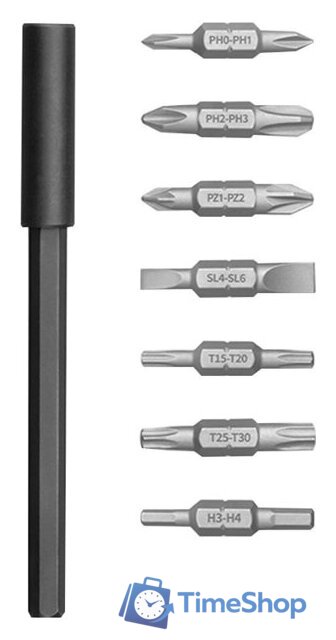 Набор отвертка с битами Xiaomi Mi Ratchet (10 предметов) - Изображение №4 — Интернет-магазин Time-Shop