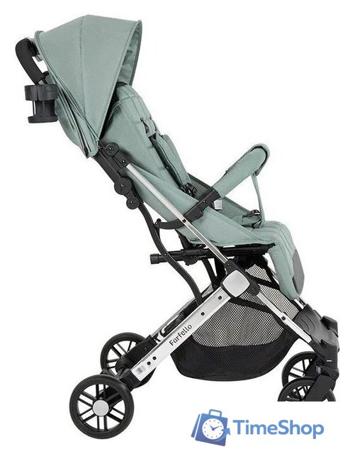 Коляска прогулочная «книга» Farfello Comfy Go Comfort CG-103 (зеленый/серебристый) - Изображение №4 — Интернет-магазин Time-Shop