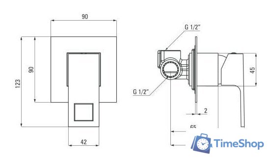 Смеситель Deante Anemon BBZ 044L - Изображение №4 — Интернет-магазин Time-Shop