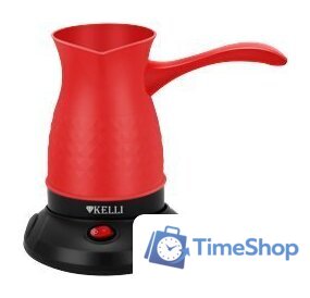Электрическая турка KELLI KL-1394 (красный) - Изображение №1 — Интернет-магазин Time-Shop
