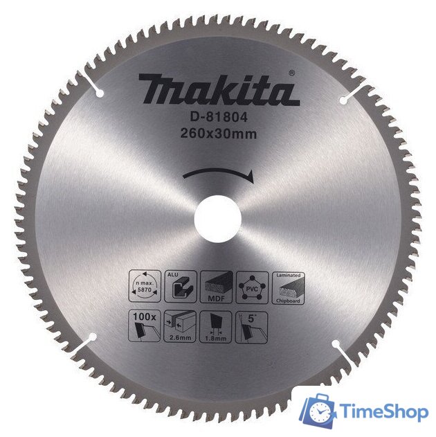 Пильный диск Makita D-81804 - Изображение №1 — Интернет-магазин Time-Shop