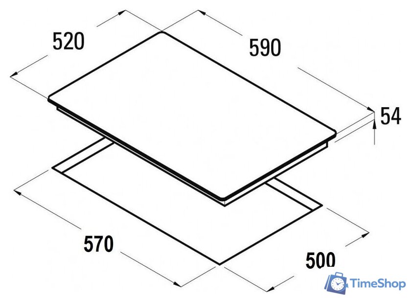 Варочная панель Schtoff IT4603 White - Изображение №2 — Интернет-магазин Time-Shop