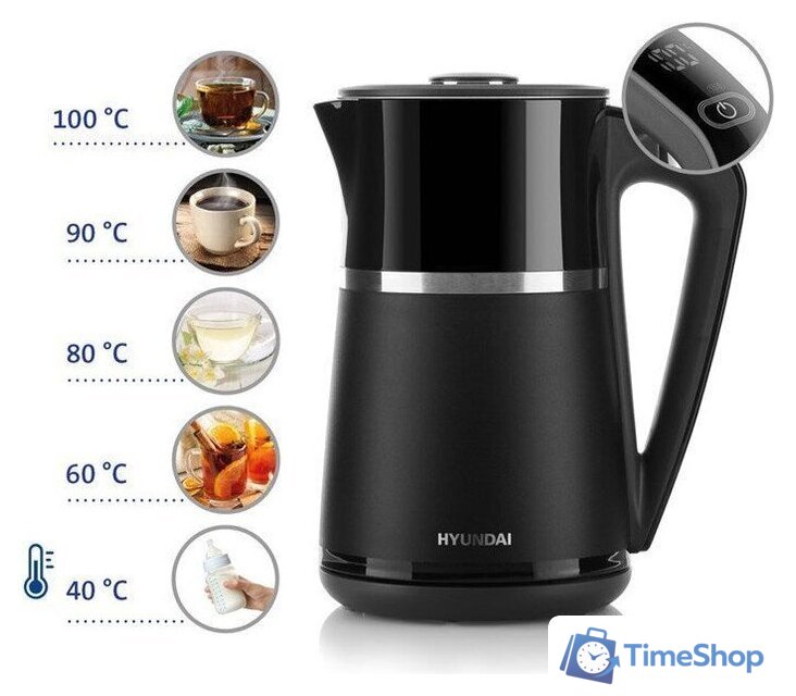 Электрический чайник Hyundai VK309 - Изображение №2 — Интернет-магазин Time-Shop