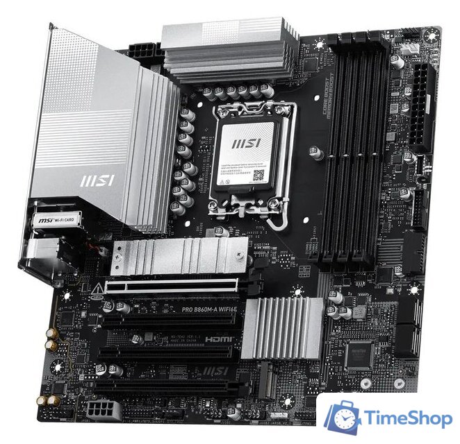 Материнская плата MSI Pro B860M-A WiFi6E - Изображение №2 — Интернет-магазин Time-Shop