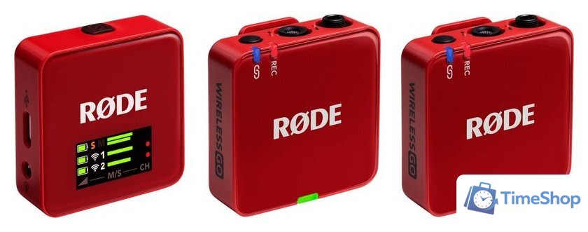 Радиосистема RODE Wireless GO Gen 3 (красный) - Изображение №1 — Интернет-магазин Time-Shop