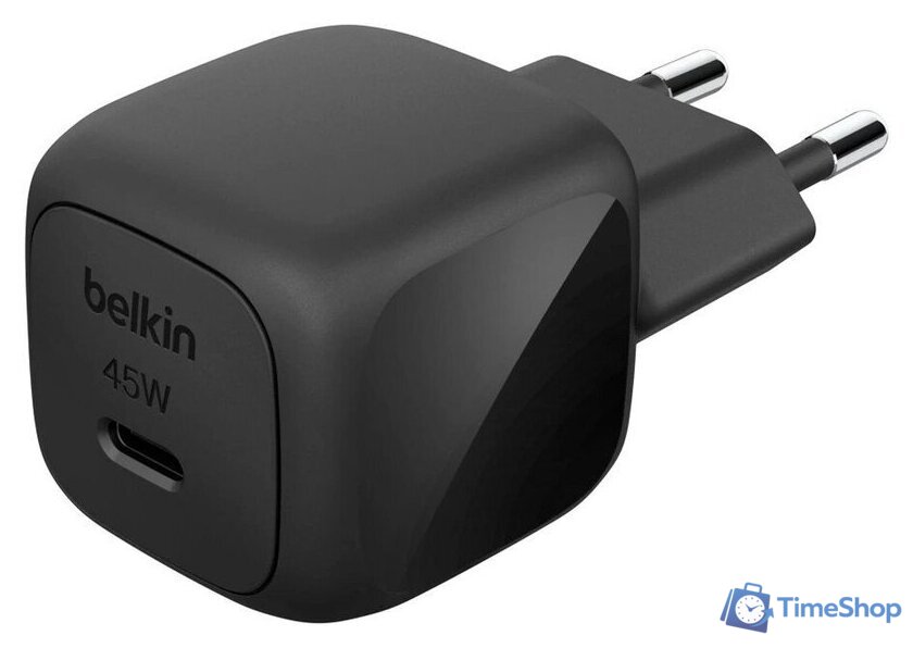 Сетевое зарядное Belkin WCA013KQBK (черный) - Изображение №1 — Интернет-магазин Time-Shop
