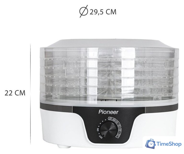 Сушилка для овощей и фруктов Pioneer FD105 - Изображение №5 — Интернет-магазин Time-Shop
