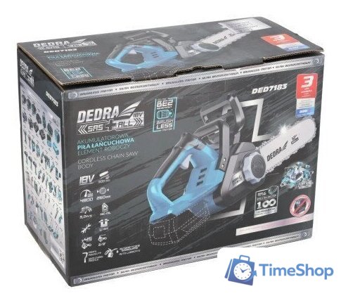 Аккумуляторная пила Dedra DED7183 (без АКБ) - Изображение №10 — Интернет-магазин Time-Shop