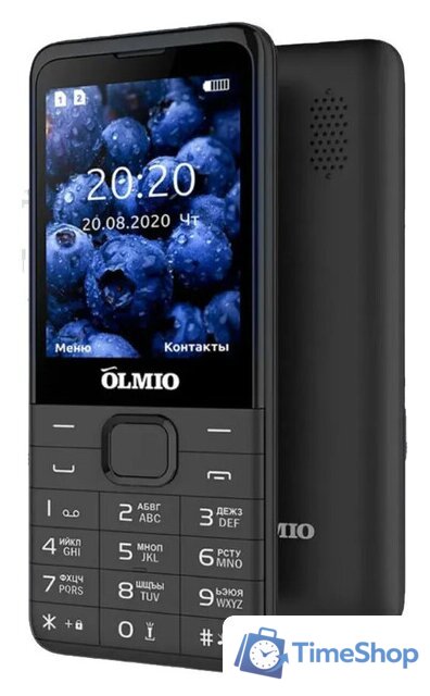 Кнопочный телефон Olmio E29 (черный) - Изображение №1 — Интернет-магазин Time-Shop