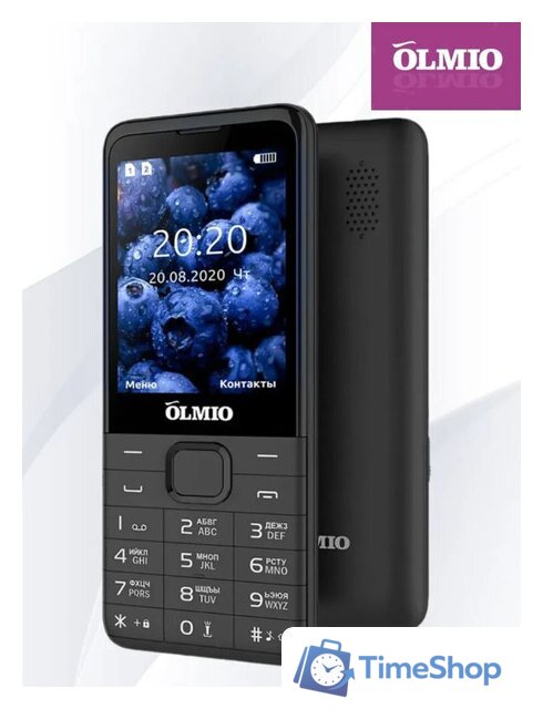 Кнопочный телефон Olmio E29 (черный) - Изображение №3 — Интернет-магазин Time-Shop