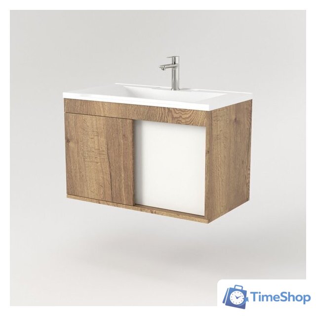  Дабер Тумба под умывальник 014 70 Т14.7.0.21 (дуб галифакс/белый) - Изображение №2 — Интернет-магазин Time-Shop