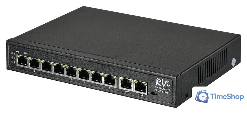Неуправляемый коммутатор RVi 1NS08F-2T - Изображение №1 — Интернет-магазин Time-Shop