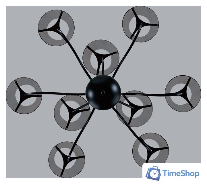 Люстра Lumion Smoky 6570/9C - Изображение №4 — Интернет-магазин Time-Shop